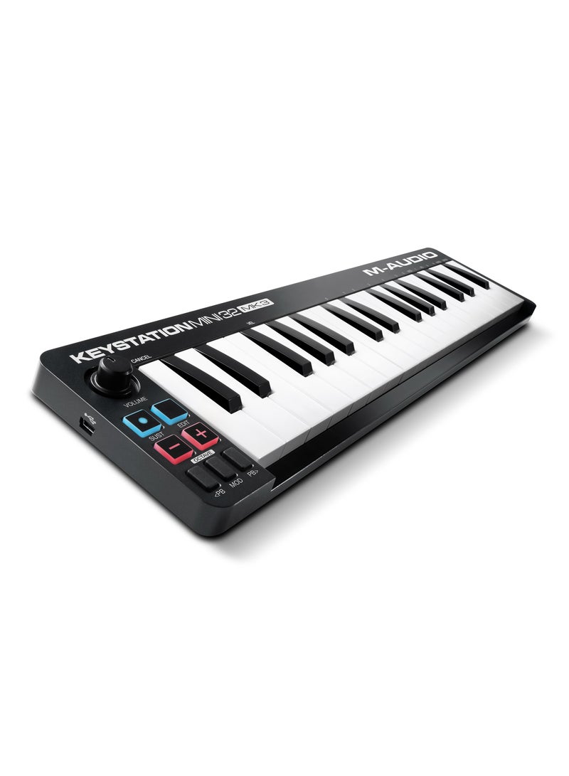 إم أوديو كيستيشن ميني 32 الجيل الثالث - جهاز تحكم ميدي يو اس بي محمول 32 مفتاح - Image 1