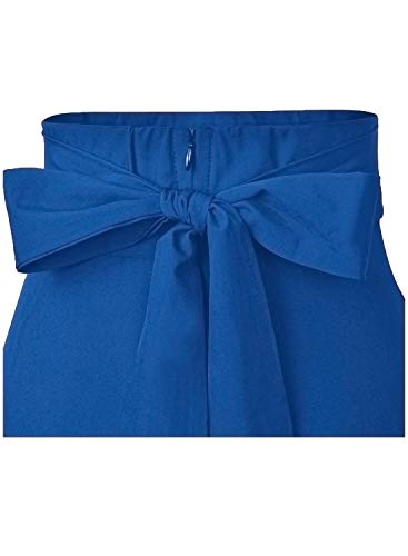 RANPHEE Ariel Costume Women Adult Long Blue Skirts 2025 Faldas de Mujer Elegantes Cute High Waisted Maxi Pleated A Line Circle Skirt with Slit XL 1X - Image 4