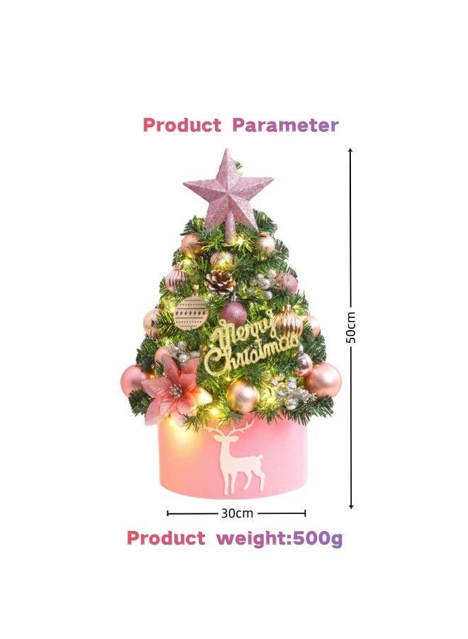 Mini Christmas Tree 45 cm Santa Tree Seasonal Holiday Decoration Tree for Home, Office, Party - Image 2