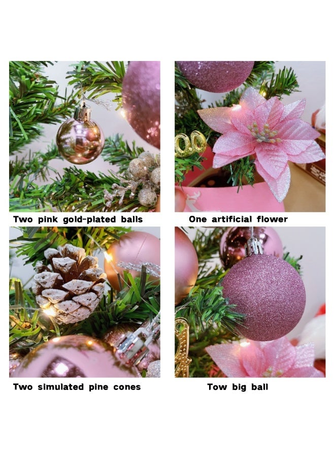 Mini Christmas Tree 45 cm Santa Tree Seasonal Holiday Decoration Tree for Home, Office, Party - Image 5