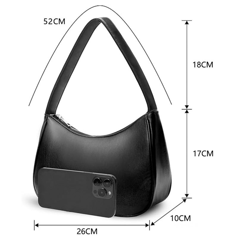 Women's PU Shoulder Bag 2025 Mini Underarm Handbag - Image 3