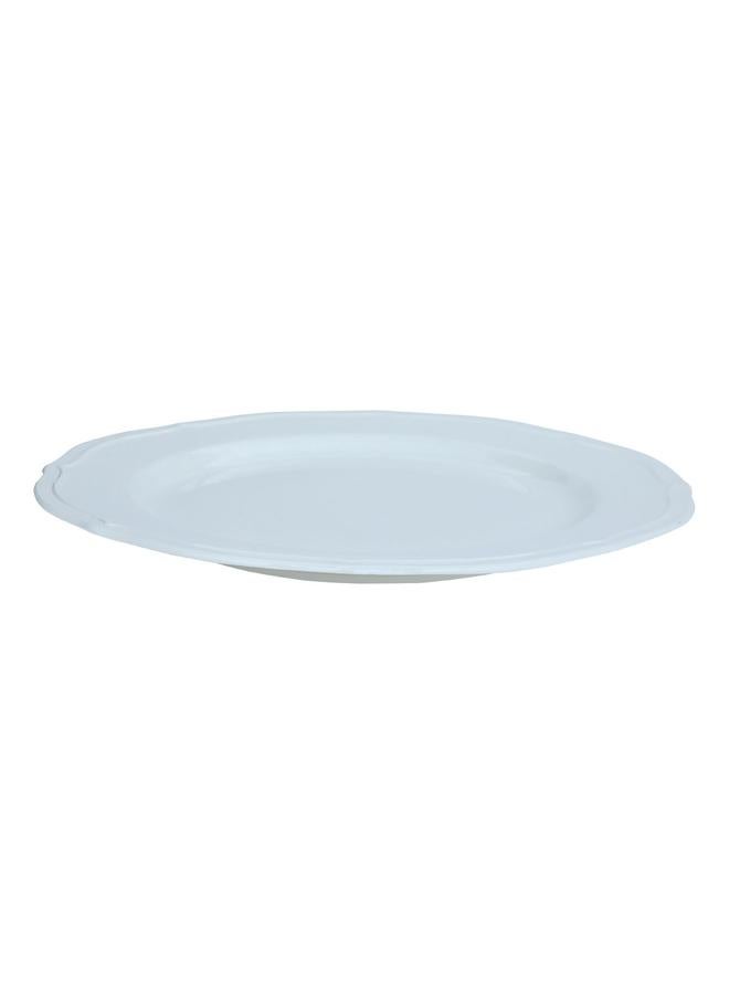 Alsaif Porcelain Serving Plate 12.5 Inches Flat White - Image 4