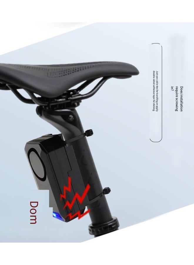 general Upgraded USB Rechargeable Bike Alarm, Motorcycle Alarm with Remote,Waterproof Wireless Anti-Theft Vibration Motion Sensor Security Alarm System, Bike Accessories for Ebikes Bike Scooter Car - Image 3