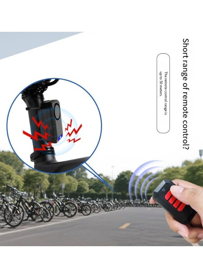 general Upgraded USB Rechargeable Bike Alarm, Motorcycle Alarm with Remote,Waterproof Wireless Anti-Theft Vibration Motion Sensor Security Alarm System, Bike Accessories for Ebikes Bike Scooter Car - Image 2