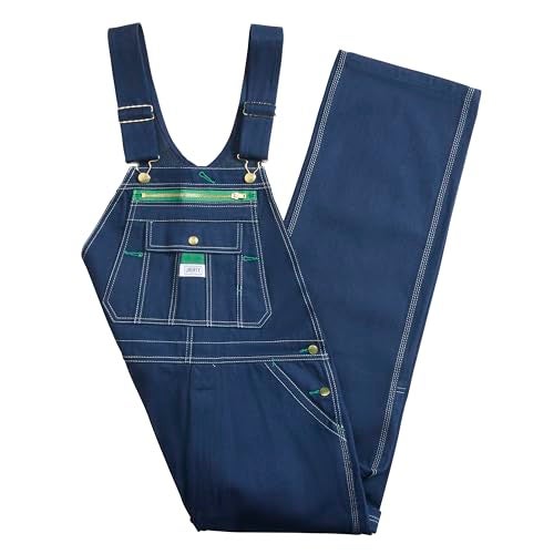 Liberty Men's Rigid Denim Bib Overall, 38x28 - Image 3