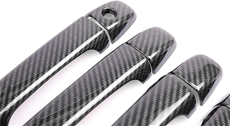 demulax Carbon Fiber Car Door Handle Cover for Toyota Corolla - Image 4