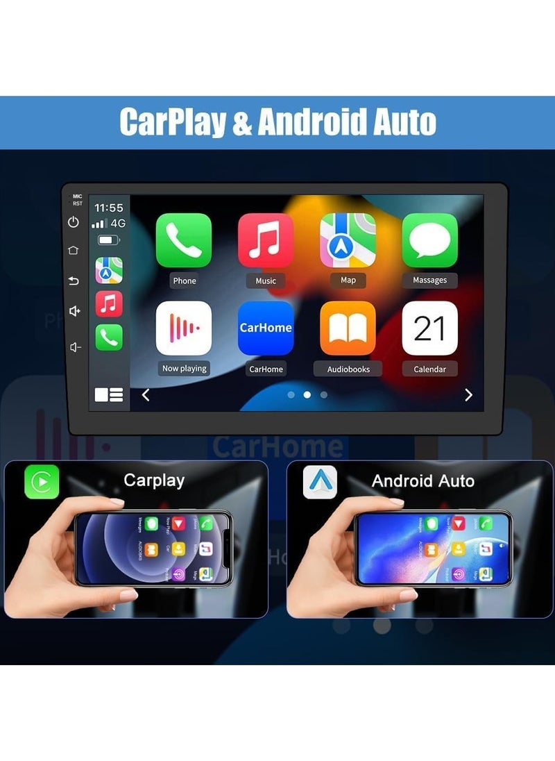فيريكس شاشة ستيريو سيارة Android لسيارة Toyota FJ Cruiser 2006-2020 راديو رام 4 جيجابايت متوافق مع Carplay اللاسلكي Android Auto، بطاقة SIM متضمنة كاميرا AHD  - Image 3