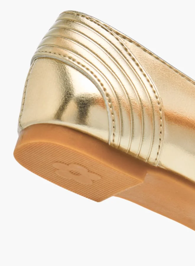 ميسي الصغيرة Girls Solid Slip-On Ballerina Shoes