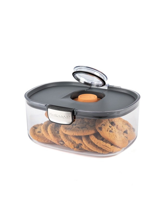 Progressive International Progressive International ProKeeper+ 3 Qt (2.8 L) Airtight Food Storage Container with Terracotta Disk for Freshness, Stackable & Dishwasher Safe, Ideal for Cookies, Baked Goods, & More 3-Piece Set  - Image 5