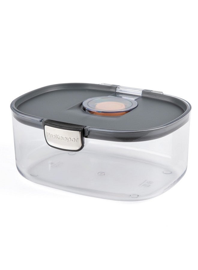 Progressive International Progressive International ProKeeper+ 3 Qt (2.8 L) Airtight Food Storage Container with Terracotta Disk for Freshness, Stackable & Dishwasher Safe, Ideal for Cookies, Baked Goods, & More 3-Piece Set  - Image 3