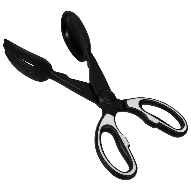 Heavy Duty Portable Dog Poop Picker Scissor Clamp Tool For Outdoor Use With Black Tongs Style Handle - Image 2