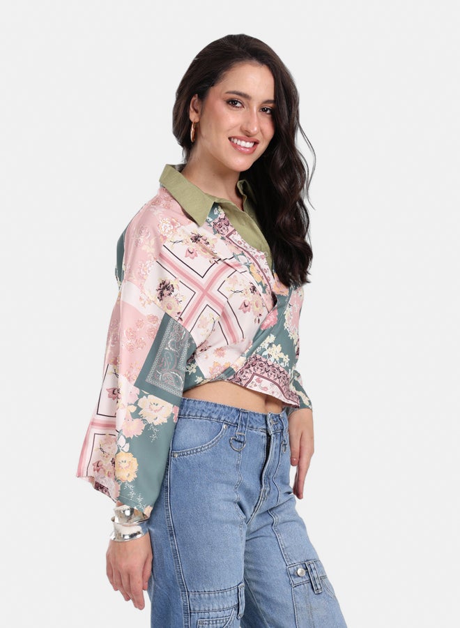 Clue Floral Patchwork Kimono  - Image 2