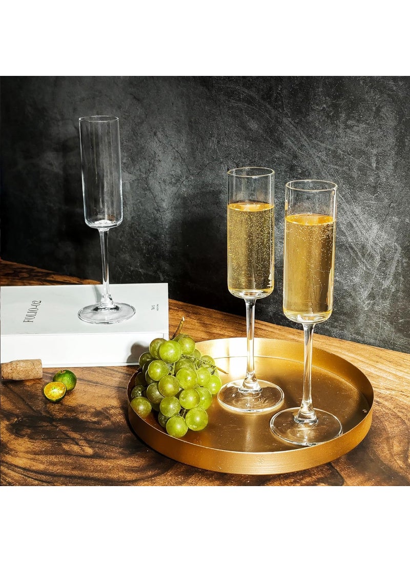 BLISS START BLISS START Classical Crystal Wine Glasses Set of 2 Elegant Carving Design and Luxury Wine Glasses for red Wine Champagne Scotch Cocktail White Wine Perfect for Home Bars and Restaurants  - Image 3