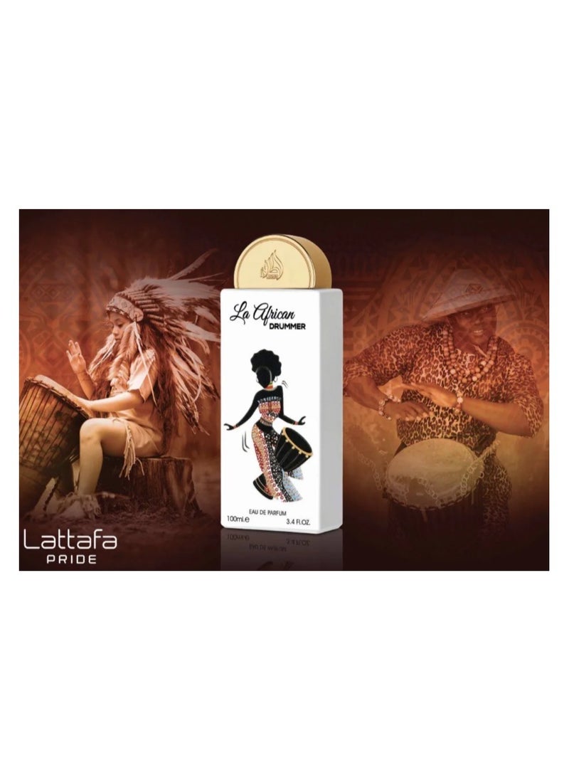 Lattafa PRIDE - La African Drummer Unisex EDP 100ml - Image 1