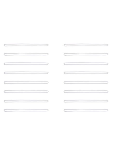 30 Pcs 6 Inch Luggage Loops Straps Transparent Plastic Name Tag Loop For Identification Cards Id Badge Holder Business Card Insert Bags Tags Photo Suitcase Label Fastener