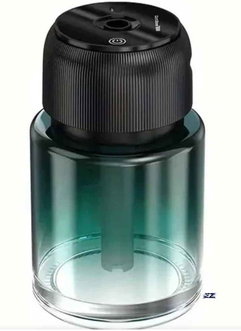 ELTRAZONE Car Fragrance Cologne Essential Oil Diffuser – Green Mini USB Cool Mist Aromatherapy Humidifier for Car, Home, Office, Bedroom - Image 1