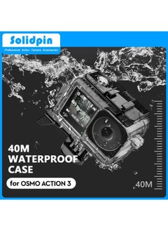 Solidpin Waterproof Case for DJI Osmo Action 3/4, Protective Rotective Underwater Dive Case Cover Housing for Action3 Outdoor Action Camera Underwater Use Scuba Diving  - Image 3