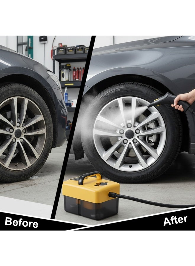 Generaltec GGSCL55Y 1950W High-Pressure Portable Steam Cleaner - Handheld Steamer for Home, Kitchen, Car, Upholstery & Tile - 1.6L Tank, Chemical-Free Cleaning - Image 5