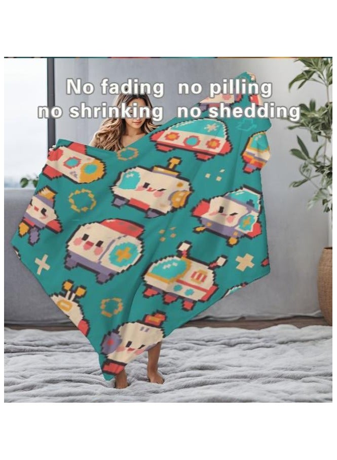 عام بطانية رقيقة من الفانيلا (دافئة ومريحة، ومناسبة للنوم واستخدام الألعاب وإزالة الغبار ومقاومة للرمل) 150 سم * 200 سم - 542 - Image 4