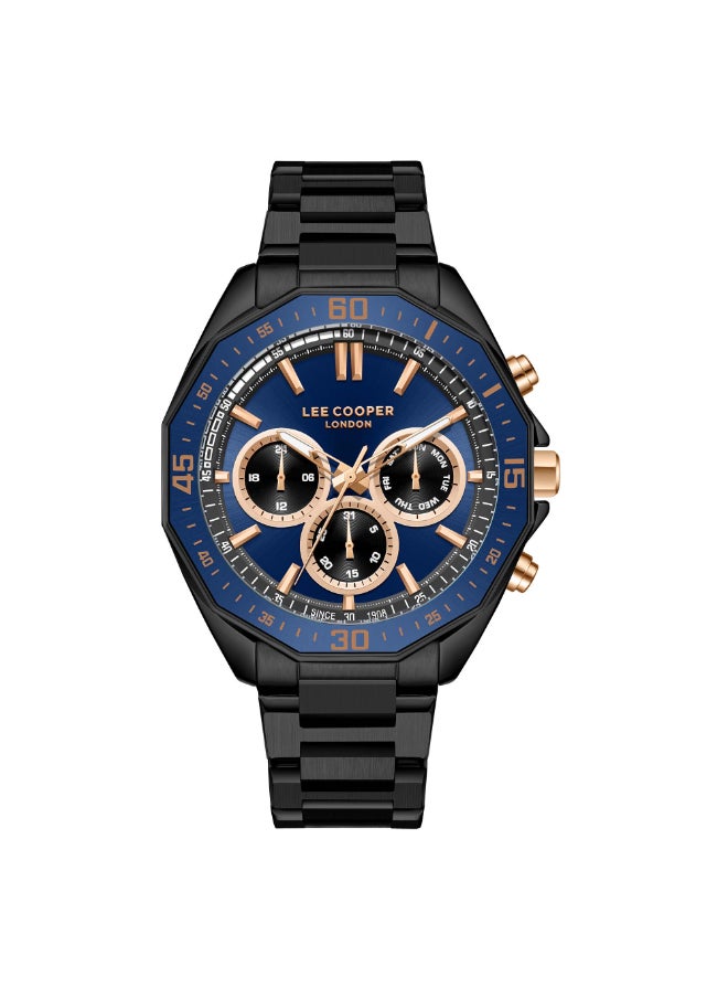 Lee Cooper Men'S Watch, Multi Function Display And Metal Strap - Lc08021.090, Grey  - Image 1