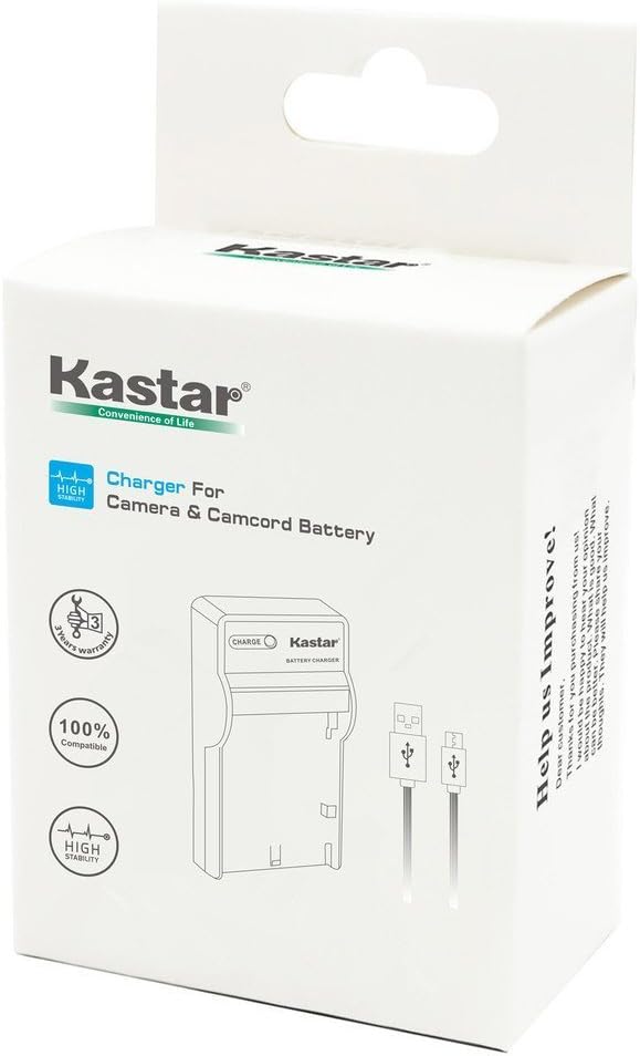 Kastar Slim USB Charger for Sony Cybershot DSCHX5V DSCHX9V DSCW30 DSCW35 DSCW50 DSCW55 DSCW70 DSCW80 DSCW290 DSCH10 H20 H50 H55 H70 H90 Camera Battery More Cameras - Image 4