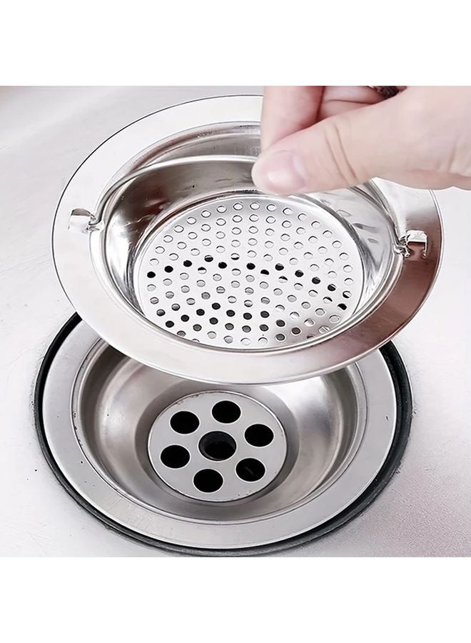 1pc Stainless Steel Sink Filter Rust Resistant Mesh Drain Strainer For Standard Sinks - Image 5