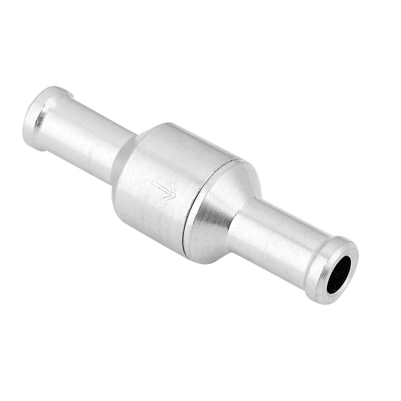 Step Aluminium Inline Straight Check Valve Fuel Diesel Gas Liquid Air One Way Non Return (8mm) - Image 4