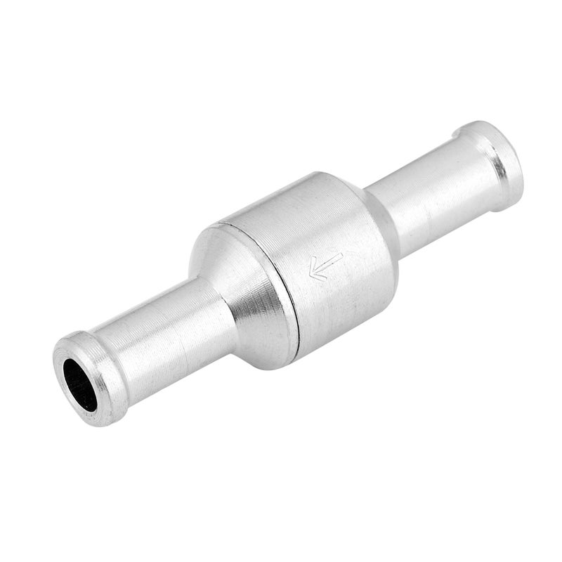 Step Aluminium Inline Straight Check Valve Fuel Diesel Gas Liquid Air One Way Non Return (8mm) - Image 2