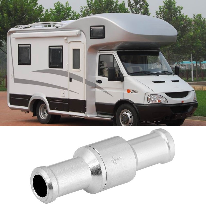 Step Aluminium Inline Straight Check Valve Fuel Diesel Gas Liquid Air One Way Non Return (8mm) - Image 5