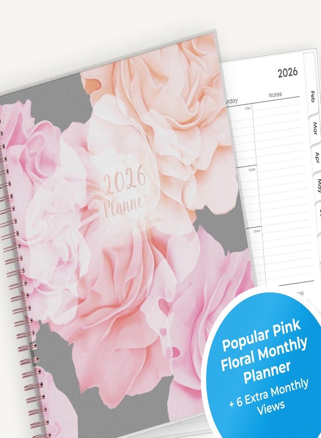 Blue Sky 2026 Monthly Planner Calendar, January 2026 - December 2026, 8" x 10", Flexible Frosted Cover, Laminated Tabs, Durable Twin Wire Binding, Joselyn - Image 5