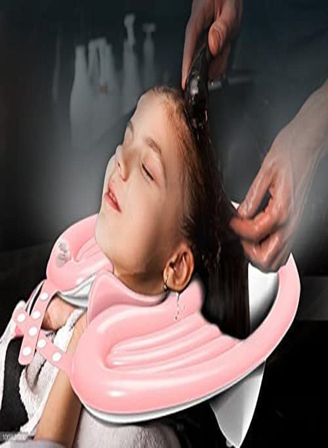 Ritmo حوض غسيل الشعر المحمول من ريتومو، حوض غسيل شعر متنقل قابل للطي، حوض غسيل شعر مع صينية شطف، حوض غسيل منزلي للحوامل وكبار السن - Image 5