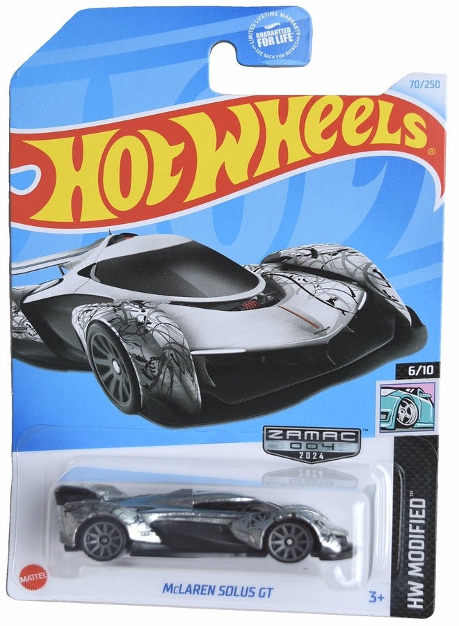 Matchbox Hot Wheels Zamac McLaren Solus GT, HW Modified 6/10 [Silver] 70/250 - Image 1