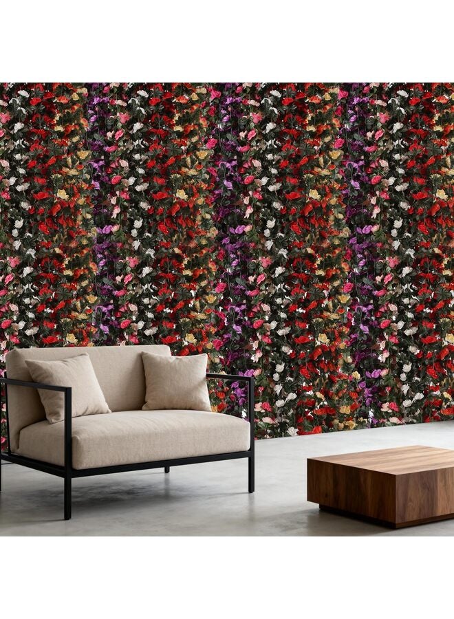 5 قطع من إكليل الورد الصناعي، نبات زهور، زهور صناعية، ورد معلق، لبلاب، زينة قوس حائط لحفلات أعياد الميلاد، عيد الحب، وحفلات الزفاف (أبيض) - Image 5