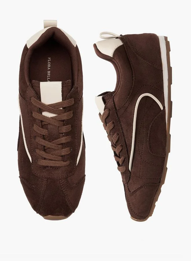 Flora Bella By Shoexpress Flora Bella Women Panelled Lace-Up Sneakers