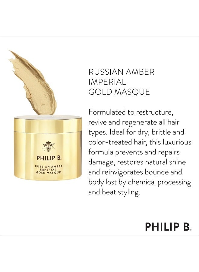 PHILIP B Russian Amber Imperial Gold Masque, 8 Fl Oz - Image 3