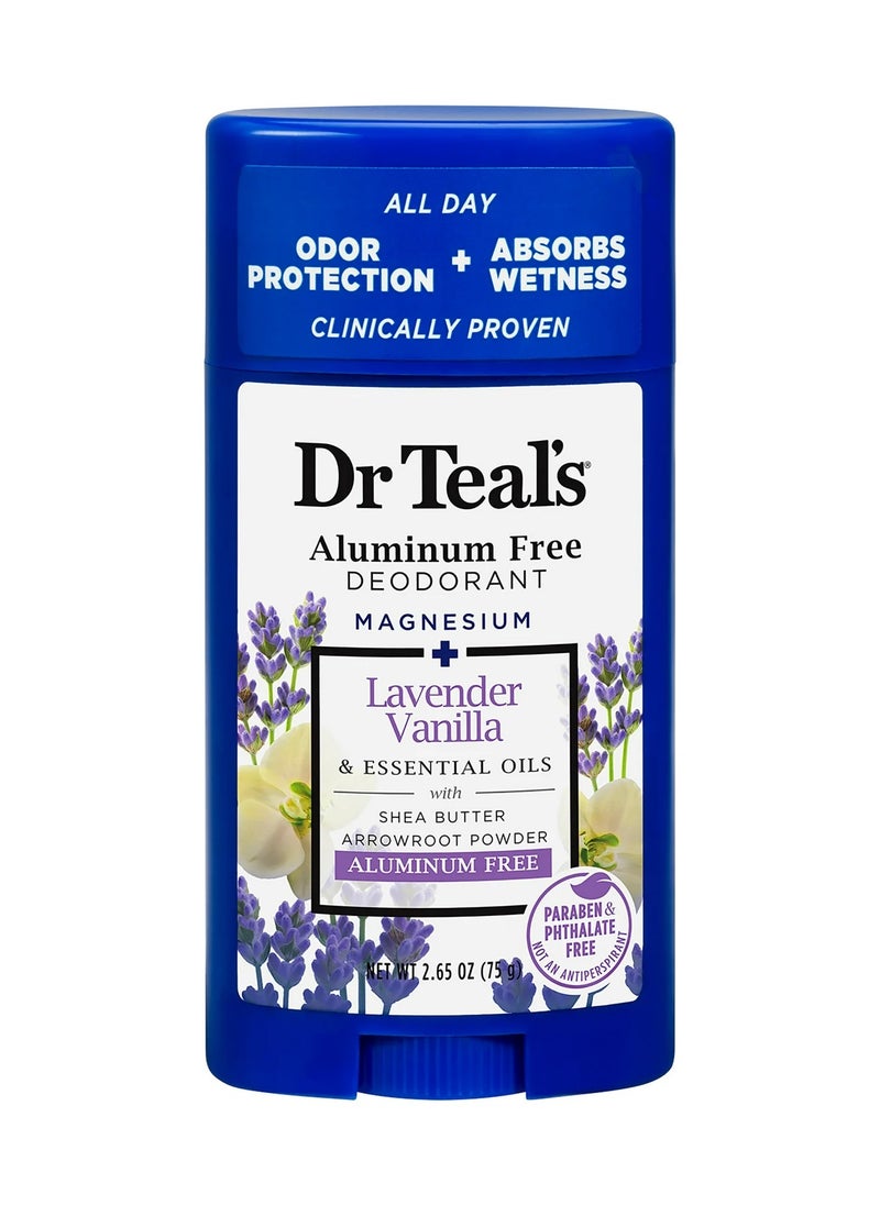 Dr Teal's - Dr Teal's Aluminum Free Deodorant Lavender Vanilla 75G - Image 1