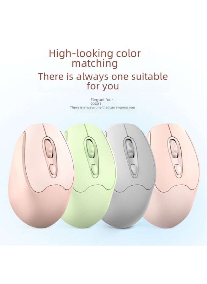 Generic - M109 Wireless Bluetooth Three-mode Mouse Type-C Charging Mute Contrast Color Girl High Color Value Mouse Comfortable Office-Specifications:[Charging Bluetooth Three Mode] Deep Space Gray - Image 1
