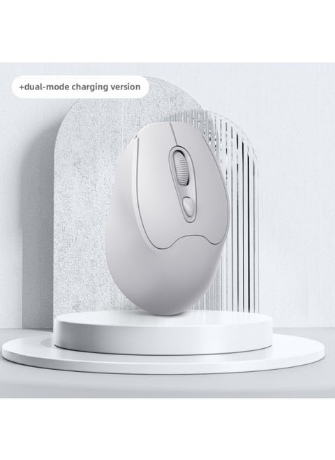 M109 Wireless Bluetooth Three-mode Mouse Type-C Charging Mute Contrast Color Girl High Color Value Mouse Comfortable Office-Specifications:[Charging Bluetooth Three Mode] Deep Space Gray