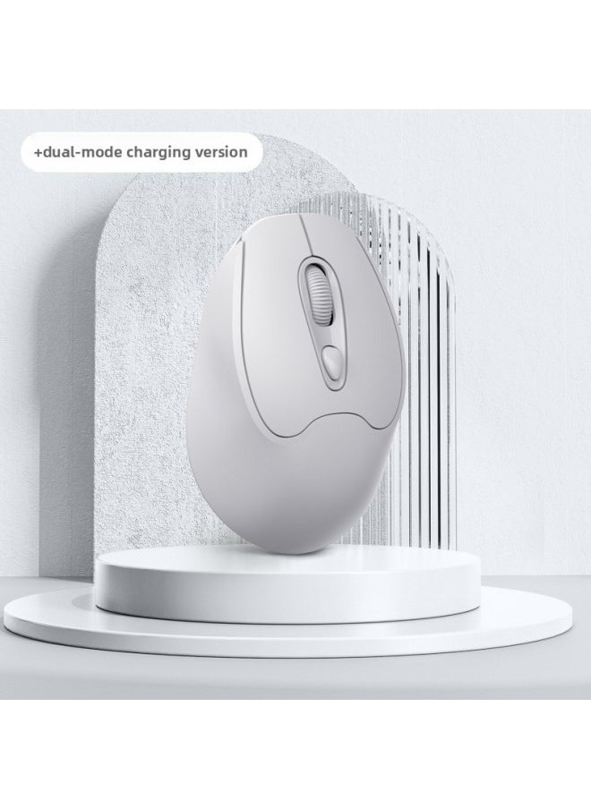 Generic - M109 Wireless Bluetooth Three-mode Mouse Type-C Charging Mute Contrast Color Girl High Color Value Mouse Comfortable Office-Specifications:[Charging Bluetooth Three Mode] Deep Space Gray - Image 1