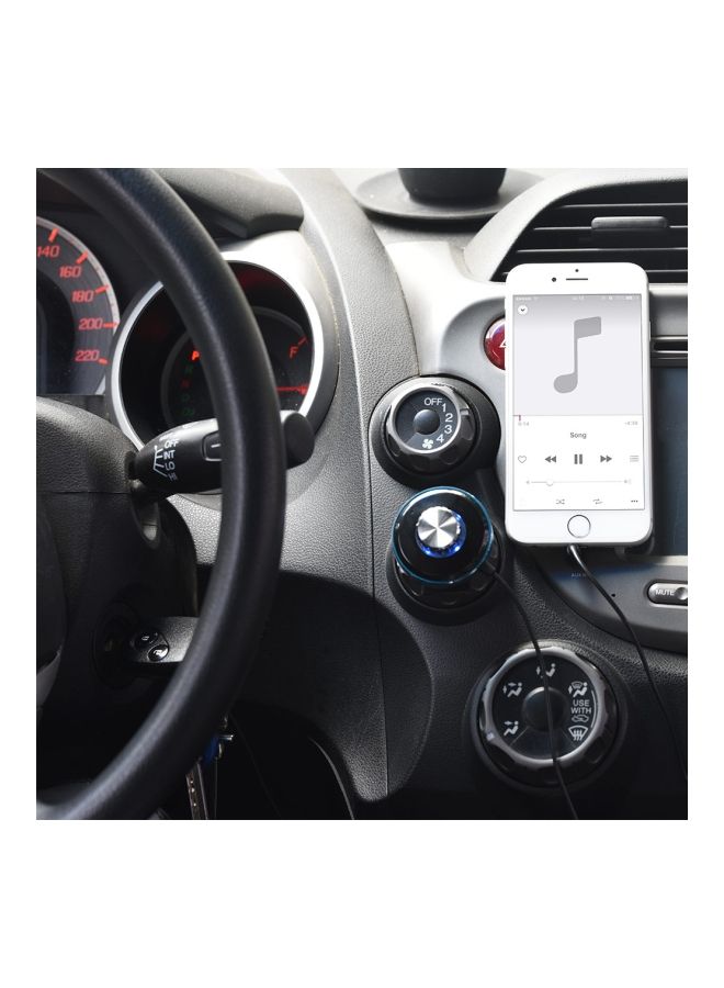 نيبمينينت شاحن سيارة بمنفذ USB مع جهاز استقبال لاسلكي للموسيقى فضي/أسود/أزرق - Image 4