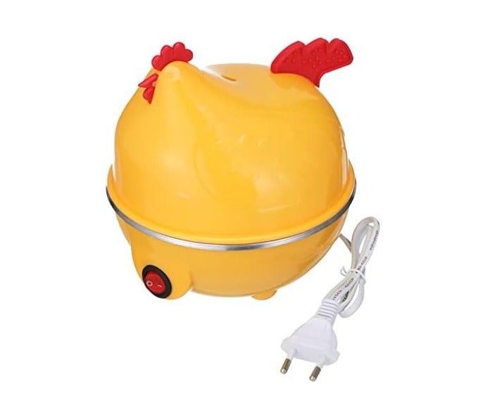 Chicken-shaped egg cooker with a capacity of 7 eggs for easy egg preparation - Image 1