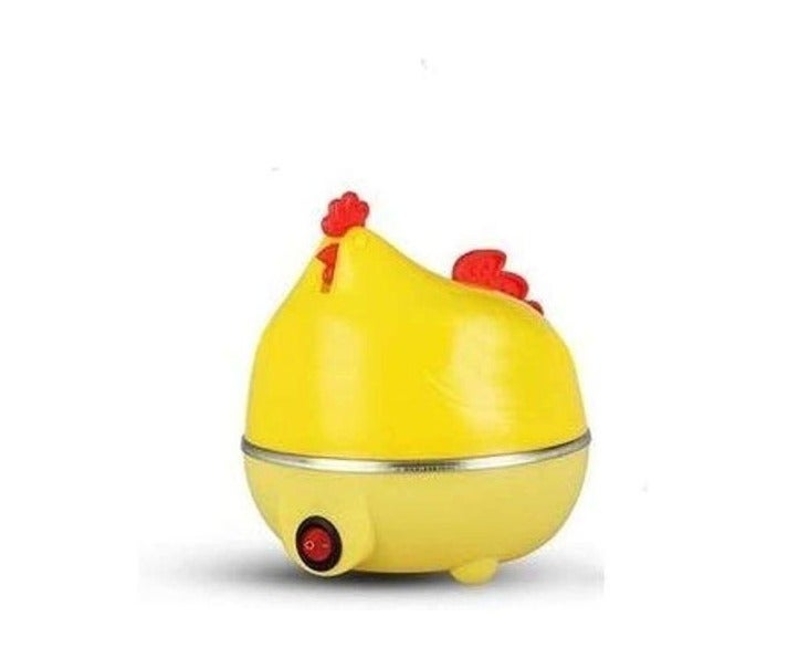 Chicken-shaped egg cooker with a capacity of 7 eggs for easy egg preparation - Image 3