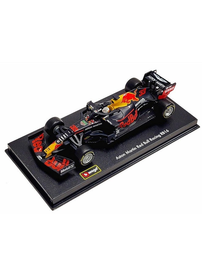 بوراجو سيارة Bburago 1:43 Aston Martin Red Bull Racing RB16 (2020) مع خوذة Diecast - Image 1