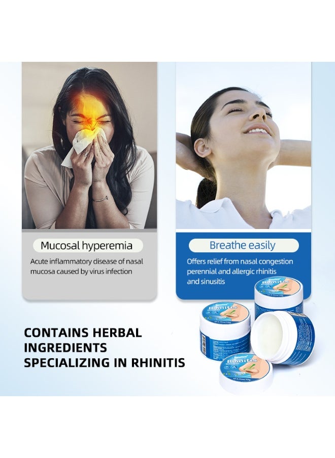 Sumifun 3-Pcs Rhinitis Ointment for Relieve Rhinitis,Allergies and Sneezing  - Image 4