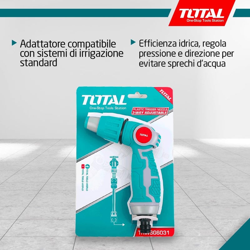 TOTAL Articulated Spray Gun with Adjustable Nozzle - Image 3