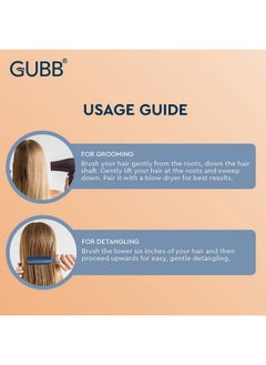 GUBB Styling Hair Brush For Men & Women | | Straightens & Detangles | Reduces Hair Breakage | Suitable For All Hair Types | Faster & Easier Detangle Wet Or Dry Hair Without Pain Styler Range  - Image 5
