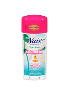 Nair Nair Hair Remover Glides Away Max, Moroccan Argan Oil, for Bikini, Arms & Underarms, 3.3 Oz. by Nair 
