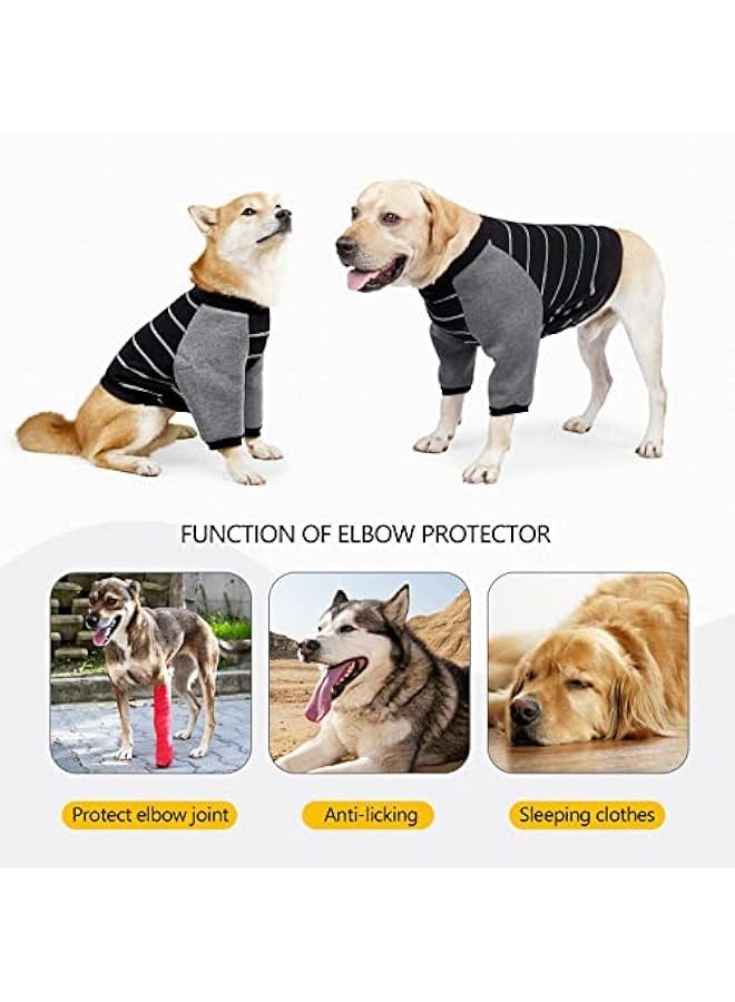 بدلة تعافي الكلاب، ملابس واقية عالية المرونة لمفاصل الكوع مضادة لللعق للكلاب المتوسطة والكلاب الكبيرة - Image 5
