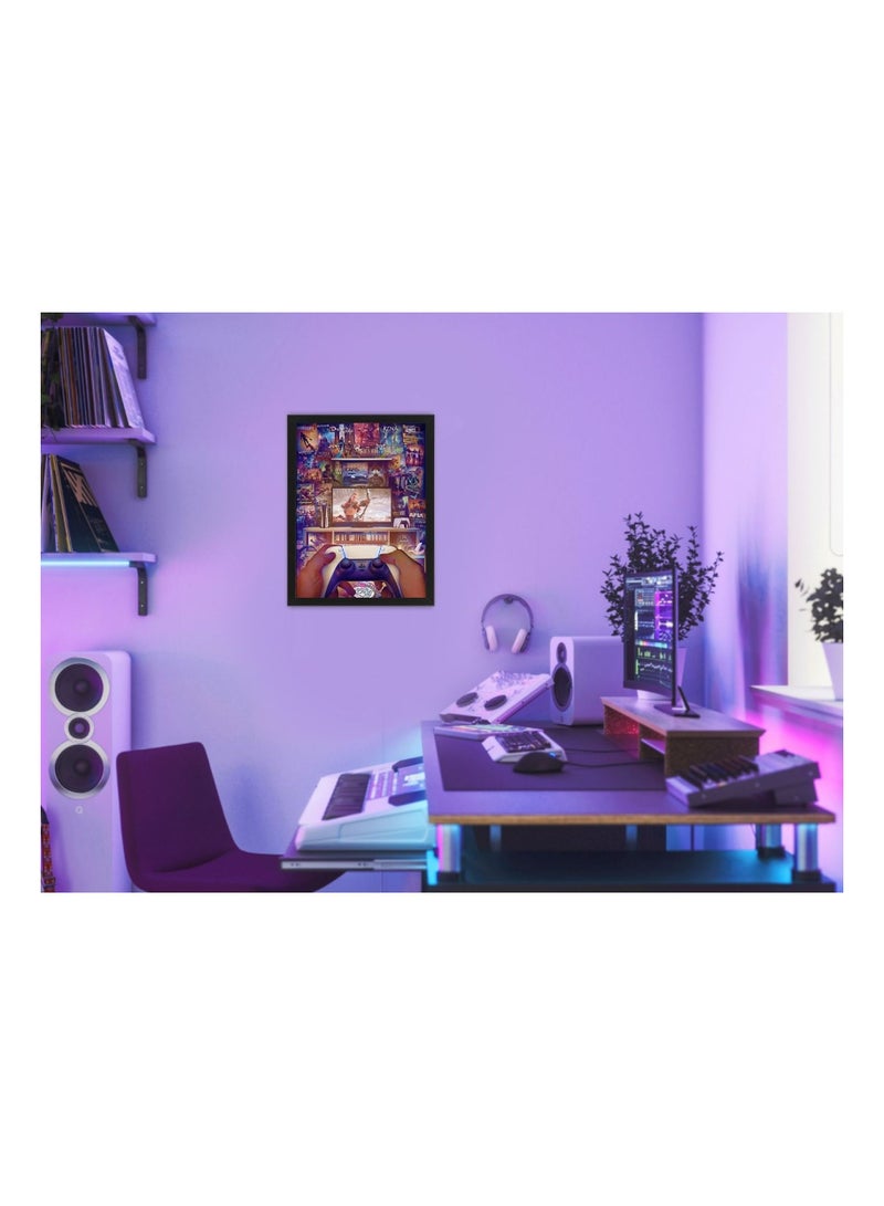 MEC Digital Wall Art Poster Frame Playstation 5 30X40 cm - Image 5