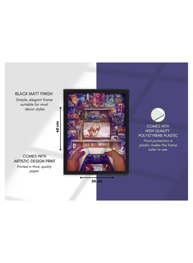 MEC Digital Wall Art Poster Frame Playstation 5 30X40 cm - Image 4